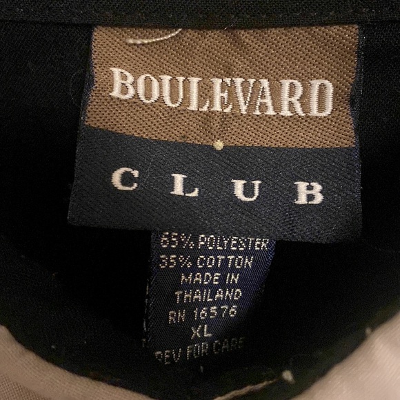 collared block long sleeve shirt - Picture 3 of 4